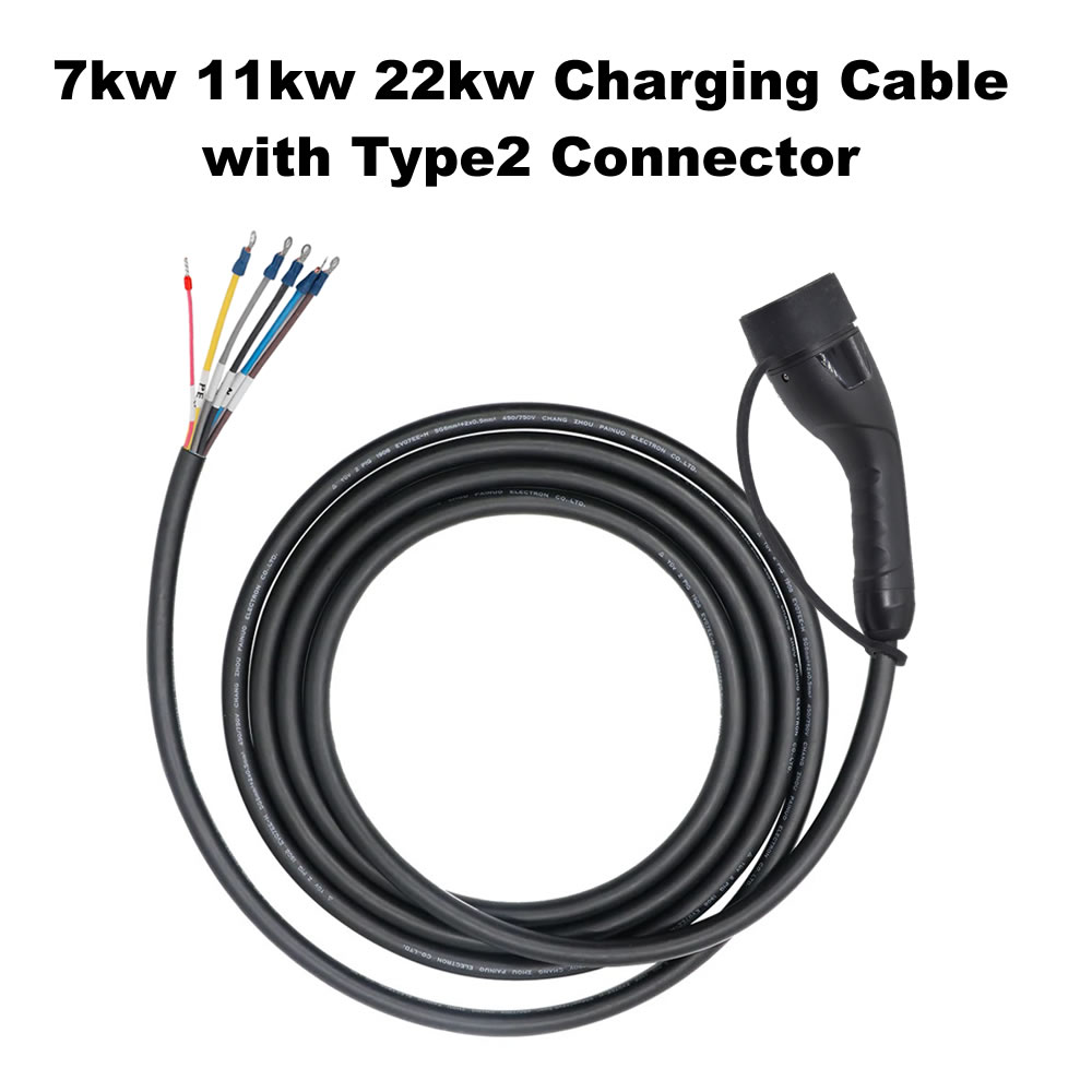 Copper Wire Roll - JIGU 7kw/11kw/22KW EV 充電器プラグ電気自動車充電ケーブルタイプ 2 IEC62196-2