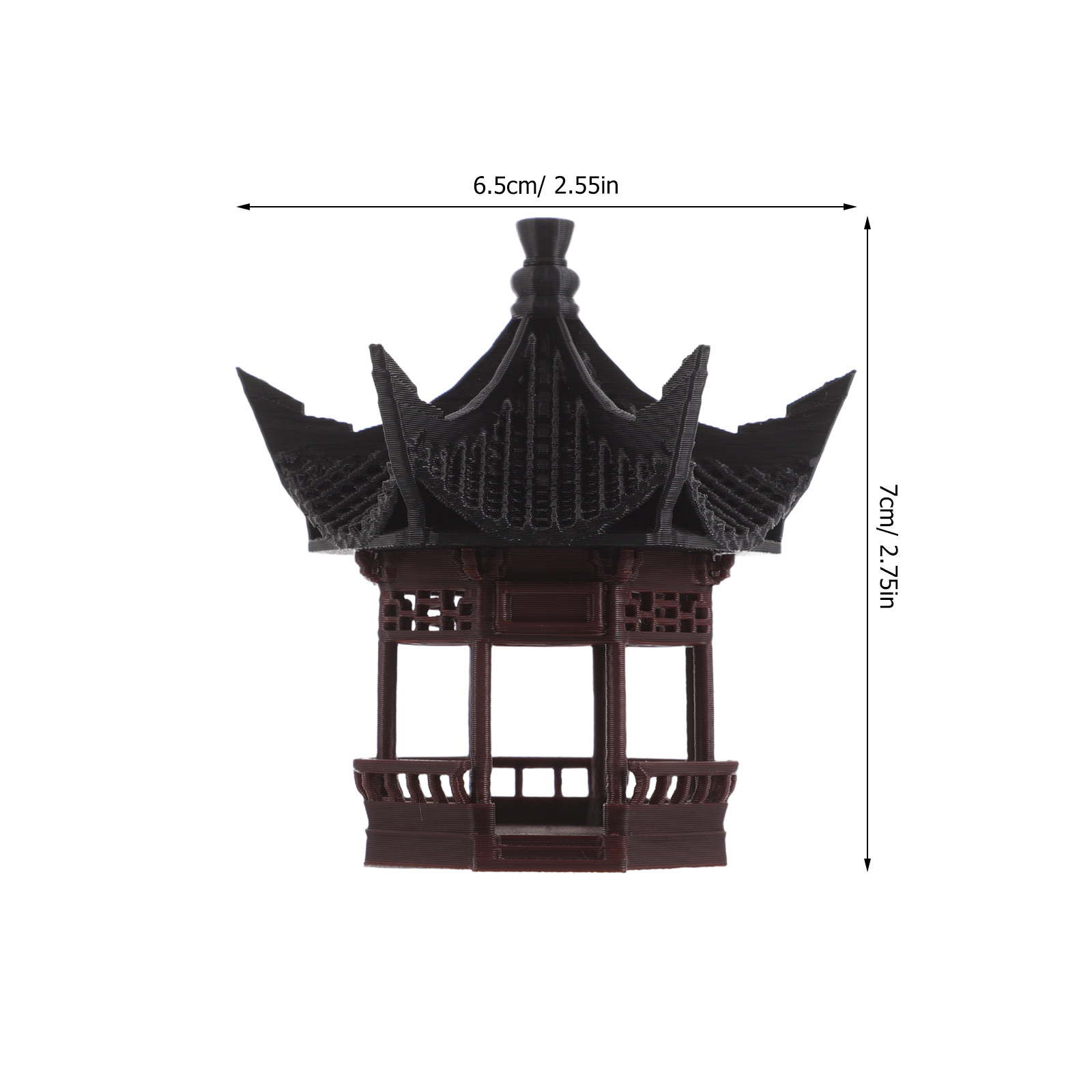 ミニチュアのパゴダ。精巧な伝統的なアジアデザインで、盆栽庭園 - Bonsai Garden Landscape Design のレビューと価格
