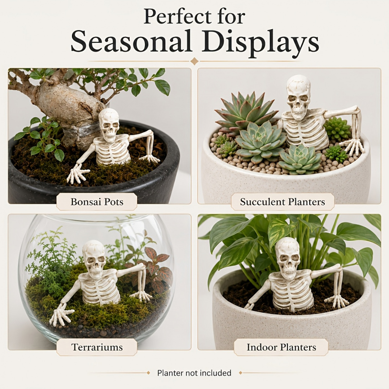 骨格から這い出る半身像のガーデニング装飾品、レトロなアンティ - Bonsai Garden Landscape Design のレビューと価格