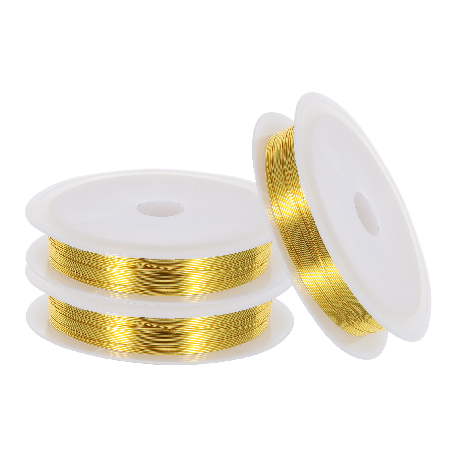 3ロール入り、ジュエリー用銅線、26.2フィート、0.4mm - Copper Wire Roll のレビューと価格