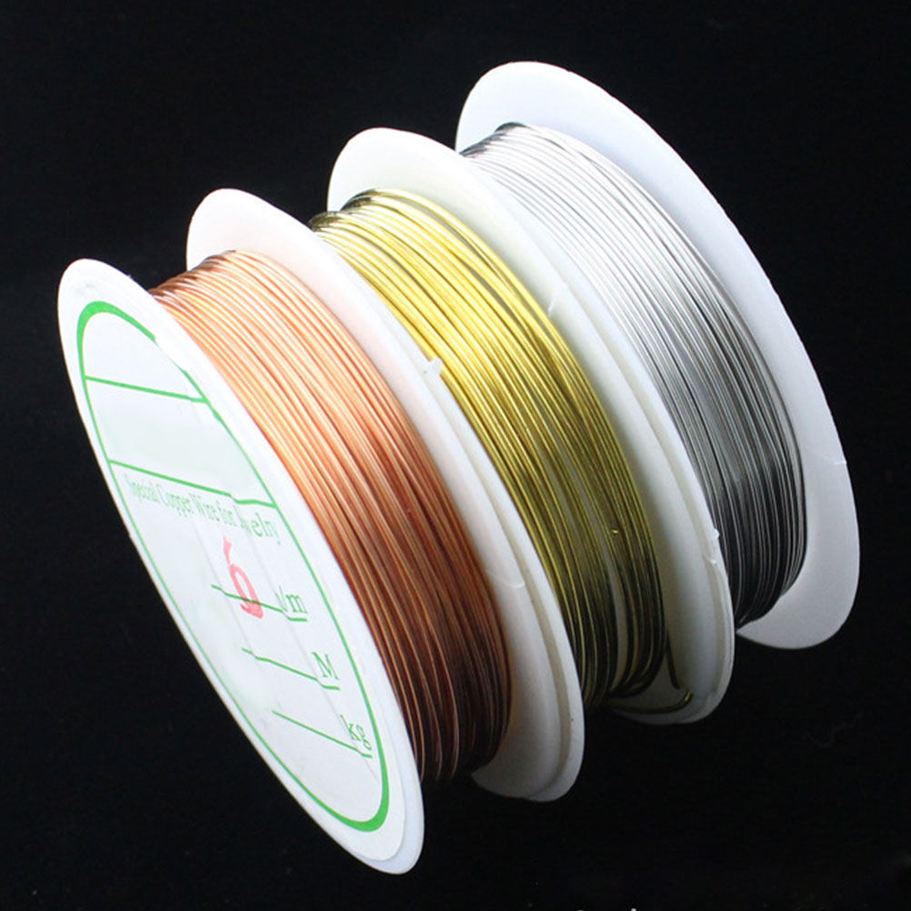 6ロール入り、色付きの銅線。柔軟性があり、柔らかいので、DI - Copper Wire Roll のレビューと価格